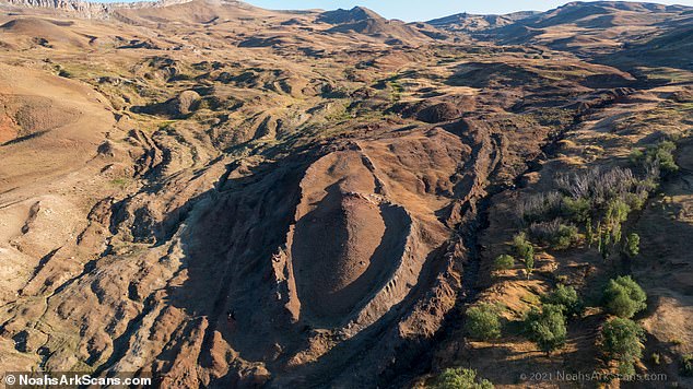 Is this where Noah’s Ark ended its journey? Boat shaped mound two miles from the Turkey Iran border sparks theories