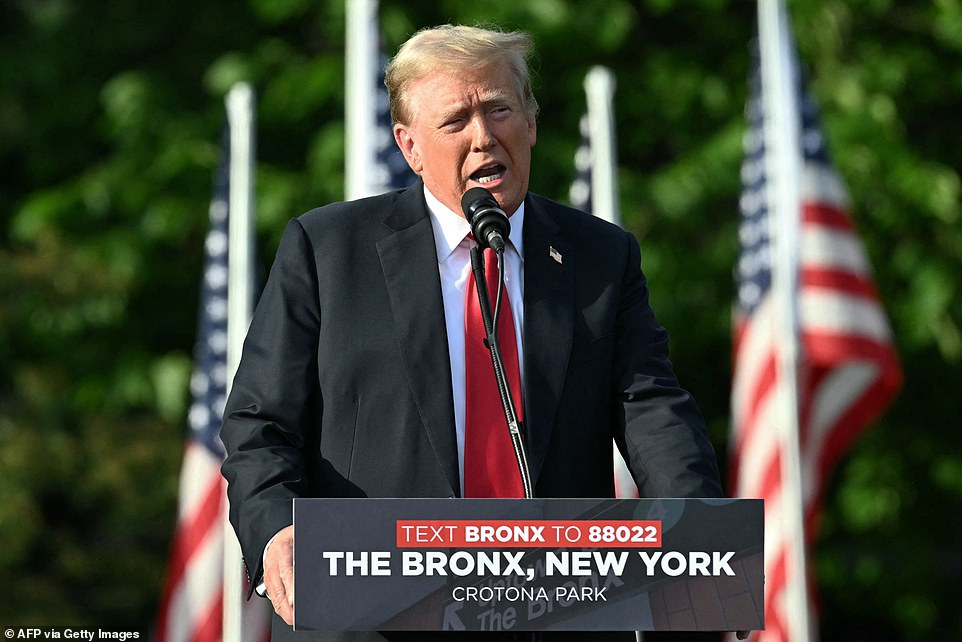 Trump says he’s going to win New York at historic Bronx rally