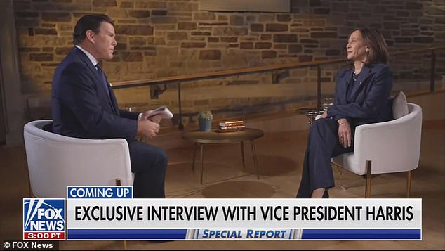 Kamala Harris tanks on betting market after explosive Bret Baier interview