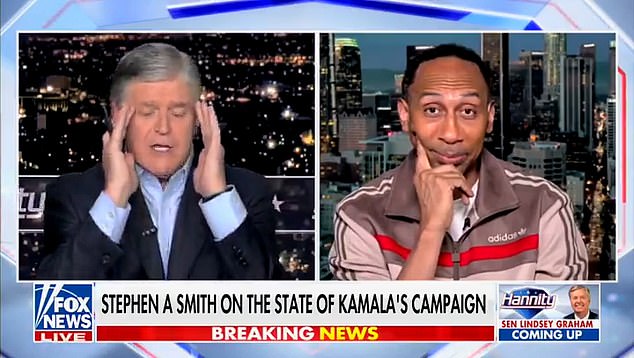 Stephen A. Smith reveals who he’ll vote for during tense confrontation over Donald Trump on Fox show