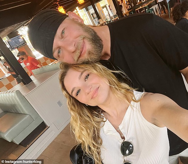 Hallmark Star Hunter King gets engaged to Chris Copier in romantic beach proposal