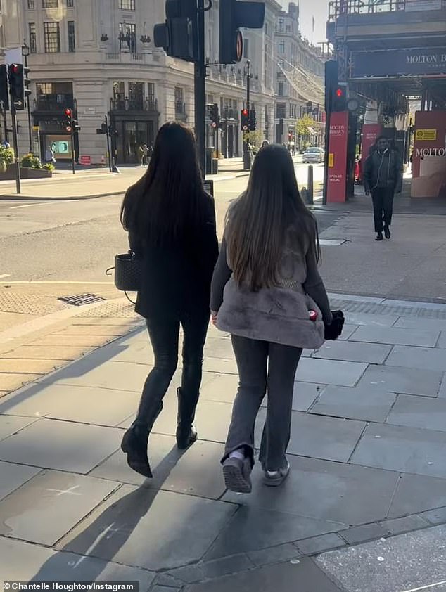 Chantelle Houghton shows her 12-year-old daughter with ex Alex Reid for the first time in almost a year as she posts new snaps of her mini-me
