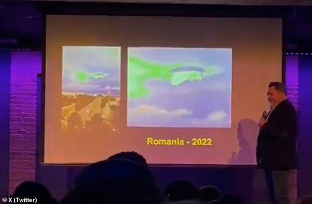 Pentagon chief reveals high-res photo of a UFO ‘mothership’: ‘A huge mini city floating in the sky’