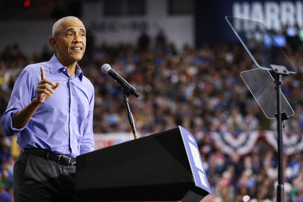 Trump insults Detroit as Obama serves up fiery attacks on his character: Live