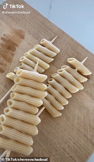 Sydney home cook Shereen Chadoud makes pasta KEBABS on a stick
