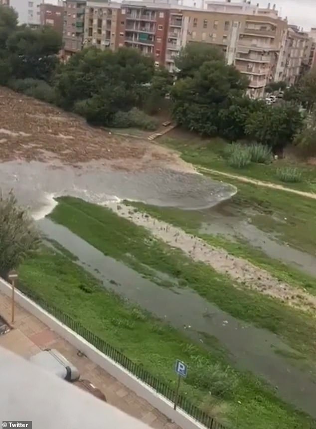 The moment deadly floods struck Valencia: How huge swells appeared from nowhere trapping people in their basements and cars – as Spain continues to reel from deadly storms and torrential rain lashes Barcelona
