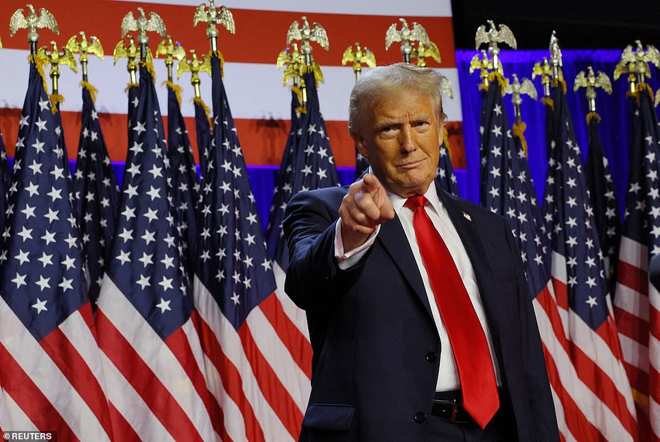 Donald Trump wins the 2024 US presidential election in a stunning victory over Kamala Harris