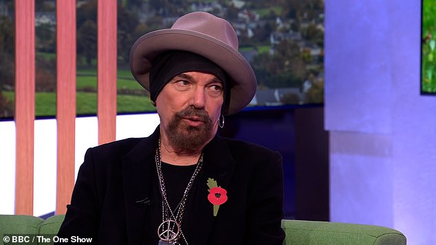 The One Show viewers slam Billy Bob Thornton’s ‘odd’ new look as he wears TWO hats while appearing on the BBC show with co-star Jon Hamm
