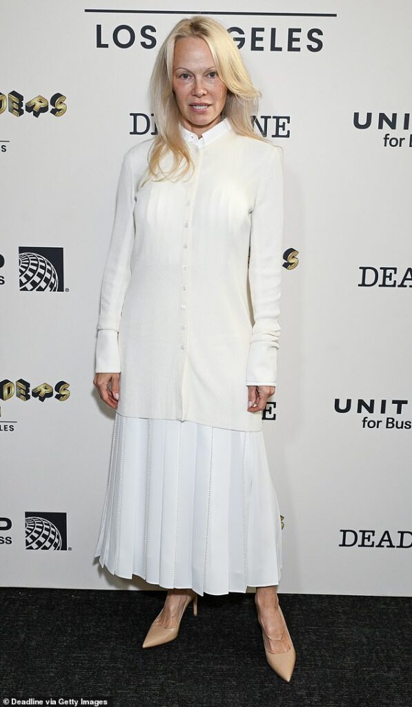 Pamela Anderson goes makeup-free at Deadline Contenders Film event amid buzz over The Last Showgirl