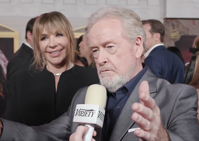 Denzel Washington’s claim gay kiss was cut from Gladiator II branded false by furious Ridley Scott