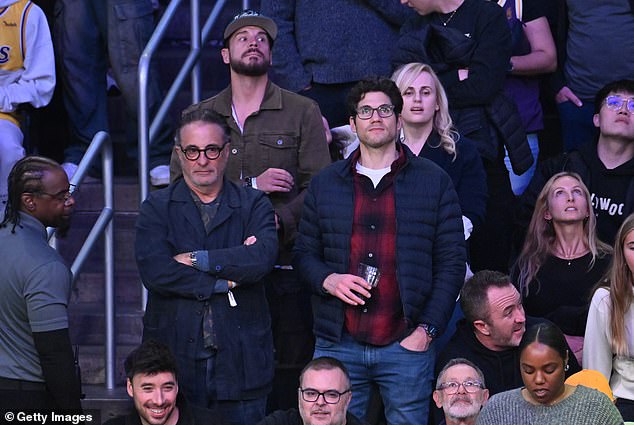 That’s awkward! Rebel Wilson is demoted to the third row at a Lakers game after previously sitting courtside