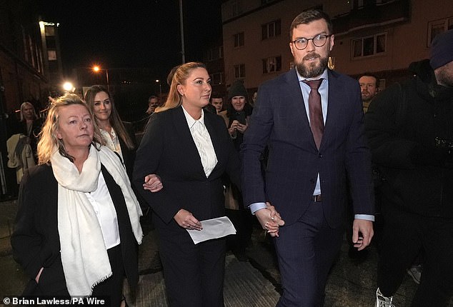 Horrific details emerge from break-in of Conor McGregor’s rape accuser as it is revealed masked men broke into her home, smashed the windows and stabbed her boyfriend while daughter was asleep next door