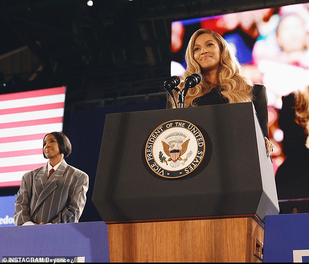 Beyonce shares video and behind-the-scenes snaps from Kamala Harris rally in Houston