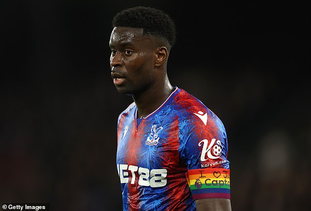 Premier League’s LGBT rainbow civil war: Devout Christian England star Marc Guehi gets FA warning for scrawling ‘I love Jesus’ on equality armband, while Muslim star at rival club refused to wear his