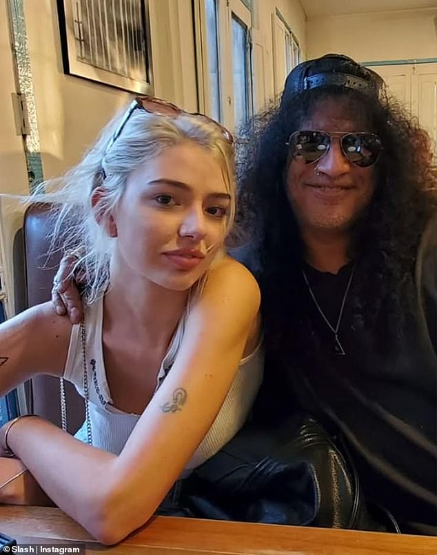 Guns N’ Roses guitarist Slash pays tribute to stepdaughter Lucy five months after her shock suicide at age 25