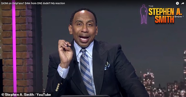 Stephen A. Smith offers bleak verdict on OnlyFans after model revealed she earned more than NBA stars