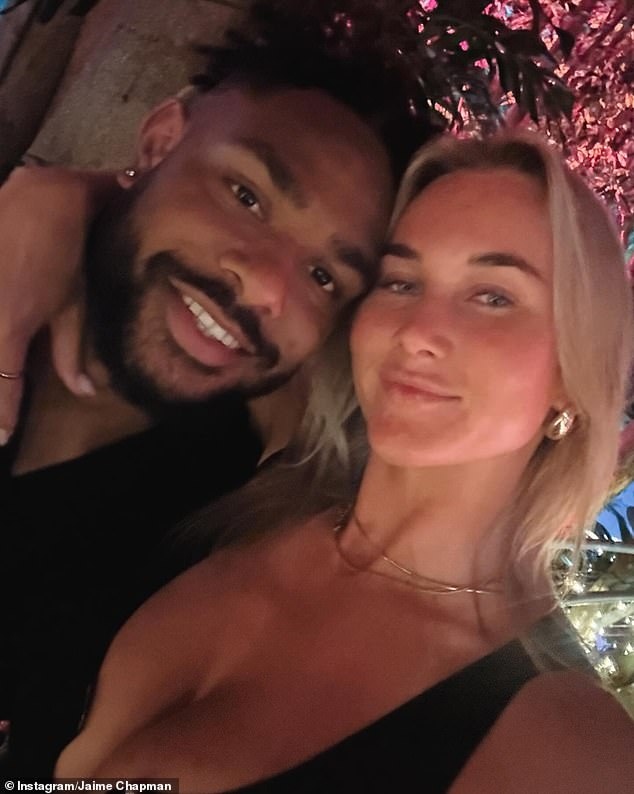 Footy’s latest glamour couple Hamiso Tabui-Fidow and Jaime Chapman light up social media: ‘They will have the fastest babies’