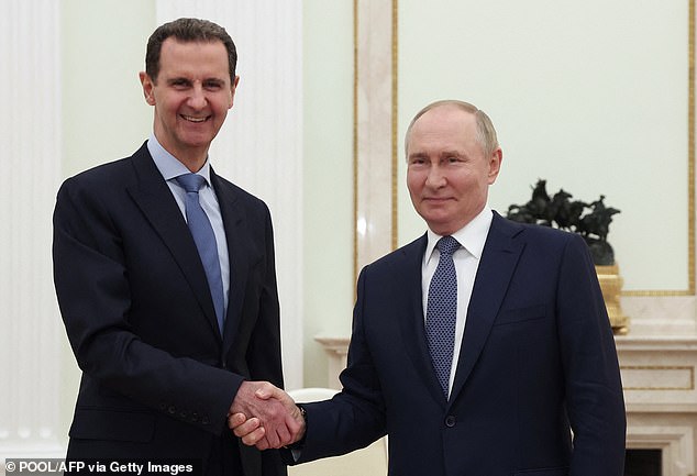 Assad airlifted £200million cash to Russia in 21 flights before fleeing his country to exile in Moscow