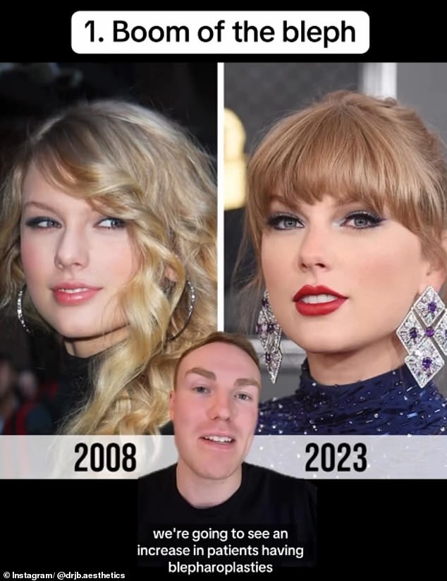 Can YOU guess the subtle plastic surgery that Taylor Swift’s had done? Leading cosmetic expert hints at megastar’s nip tuck