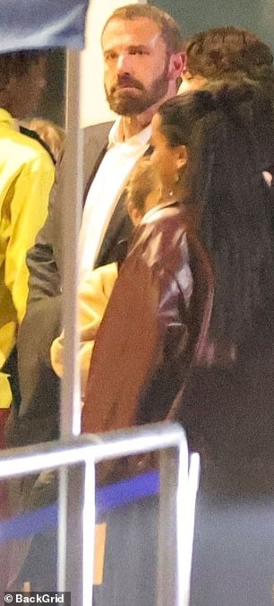 Ben Affleck reunites with exes Jennifer Lopez and Jennifer Garner to watch their kids Fin and Emme in a play