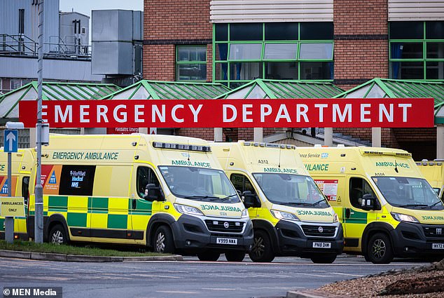 Ambulance delays at the start of winter increase by nearly 50% in a year – as NHS faces ‘quad-demic’ of flu, Covid, norovirus and RSV