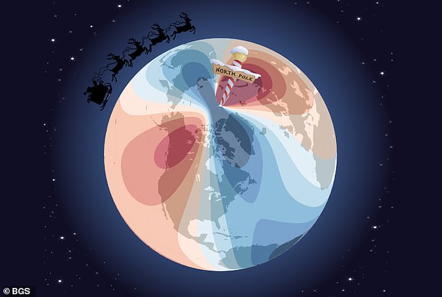 The real reason why the North Pole is moving towards Russia – as experts warn the change could play havoc with your smartphone
