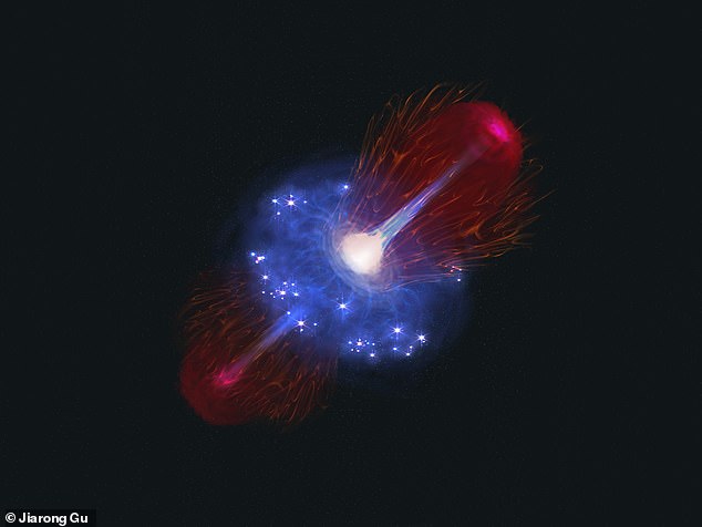 Scientists spot a massive black hole taking a ‘nap’ after overeating