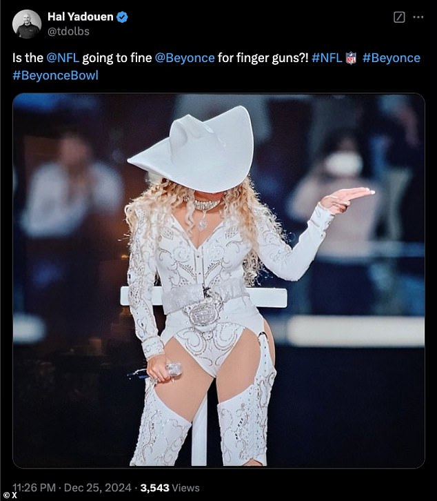 Beyoncé enrages Netflix viewers with controversial hand gesture banned by the NFL during half-time performance