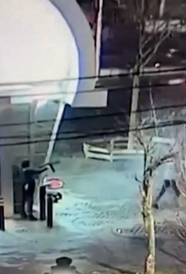 Brussels metro shooting sparks manhunt as two gunmen in balaclavas open fire with automatic weapons before going on the run