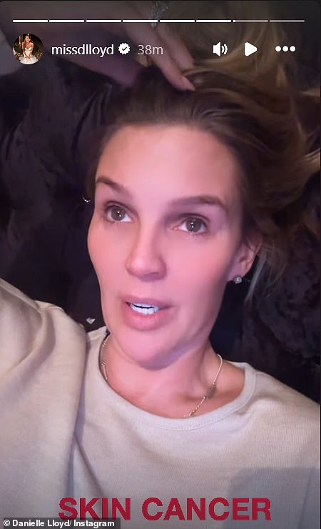 Danielle Lloyd breaks down in tears as she reveals she’s been diagnosed with skin cancer – and star issues important health warning to her fans