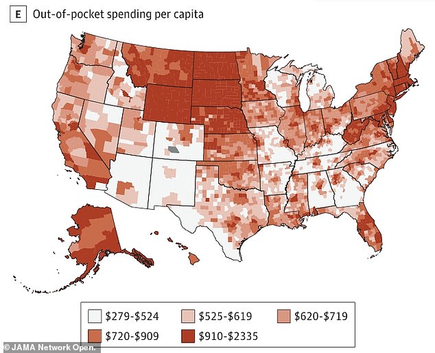 Map of every US county reveals where people are getting ripped off the most on healthcare