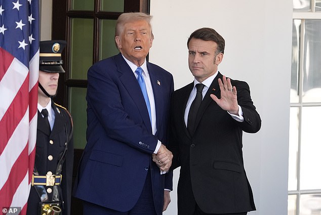 Who came out best after Trump and Macron’s awkward exchanges? Body language expert analyses Donald’s ‘Shake and yank’- and the technique Emmanuel used to put him in his place