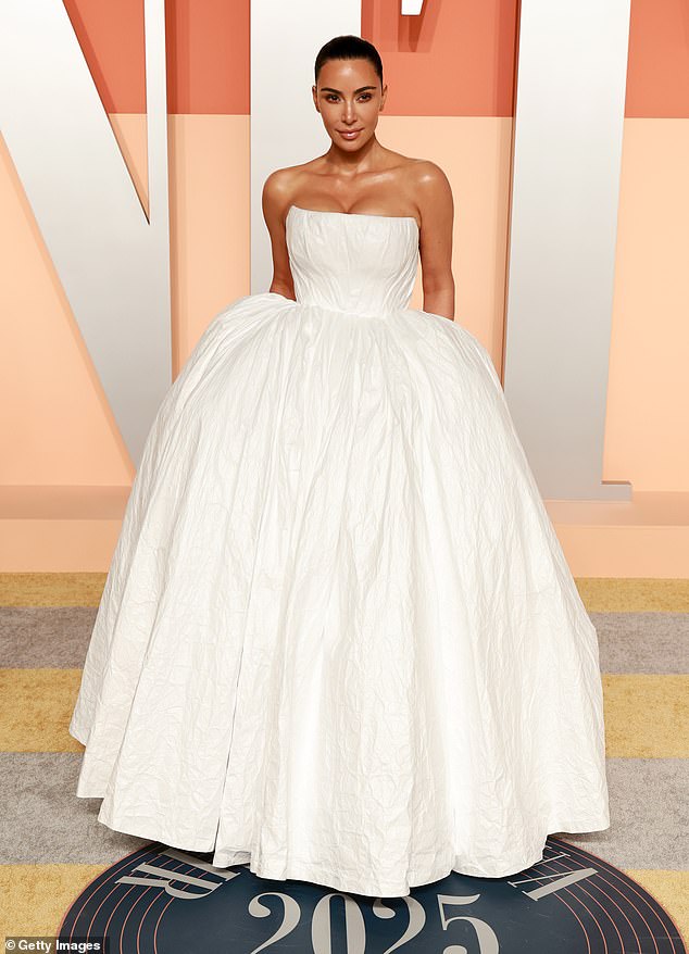 Fashion fail for Kim Kardashian as fans savage her ‘toilet paper’ dress and ‘terrible tan’