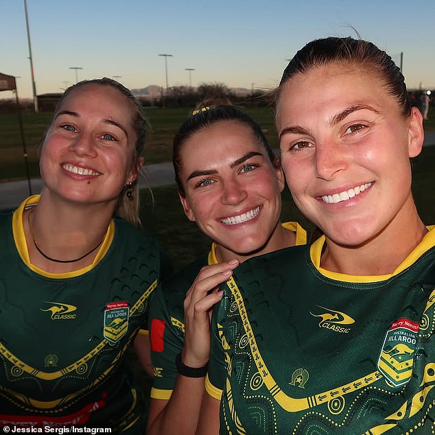 Footy star’s NRL boyfriend posts a VERY saucy message to her after she starred in massive win