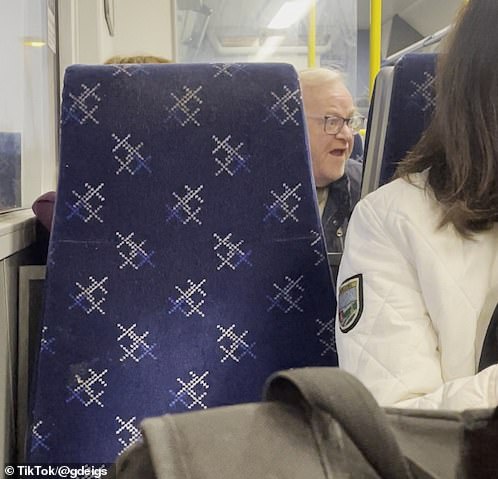 Moment Scottish man erupts at Gen Z vaper on train: ‘Put your f***ing wee vape in your pocket and lock it!’