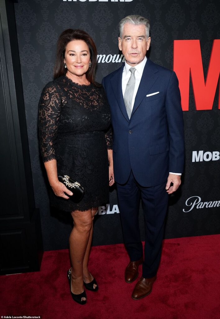 Pierce Brosnan’s wife Keely unveils incredible weight loss transformation at MobLand premiere