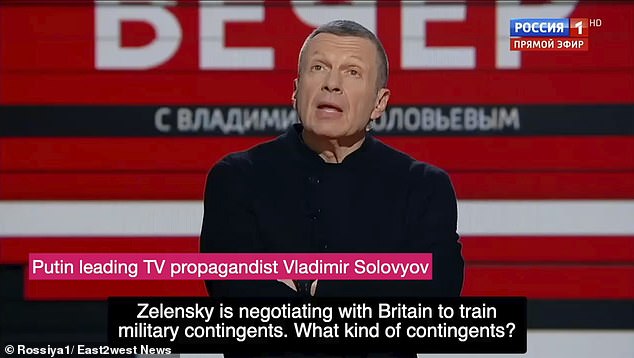 Putin propagandist warns Brit troops will ‘all die’ if they are sent to Ukraine and makes chilling tactical nuke threat in TV rant
