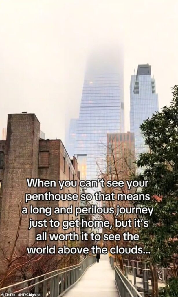I live in the penthouse of one of New York’s tallest skyscrapers… when people see the view from the window it terrifies them