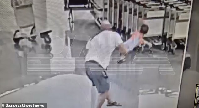 ‘Monster’ filmed throwing a toddler to the ground in airport lounge admits he selected the child at random and wanted to KILL him – as the boy continues to fight for life