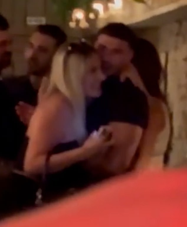 Tommy Fury shares hug with Molly-Mae Hague lookalike during wild night out as he parties until the early hours – following his reconciliation with the influencer