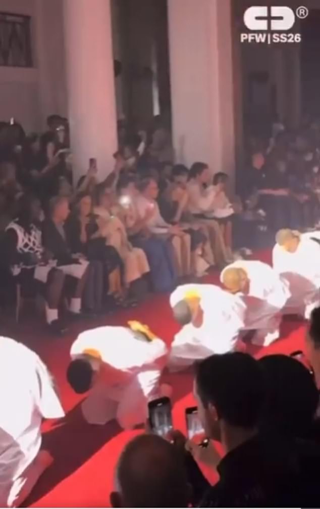 El Salvador threatens to send its violent gangsters to France after Paris Fashion Week criticised the country’s mega-prisons