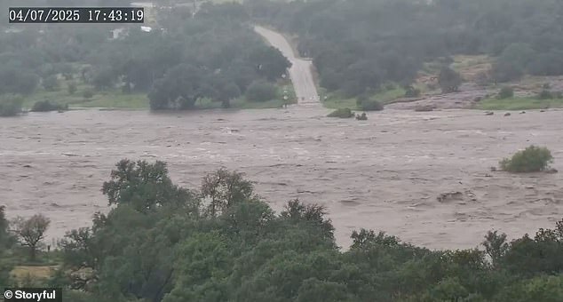 Chilling maps reveal where devastating flash flooding that killed over 100 people hit Texas
