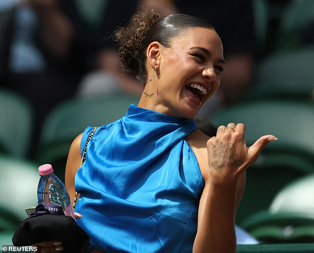 BBC apologises to Dennis Rodman’s daughter Trinity after Wimbledon commentator Andrew Castle kept getting her name wrong – and mentioned her estranged father