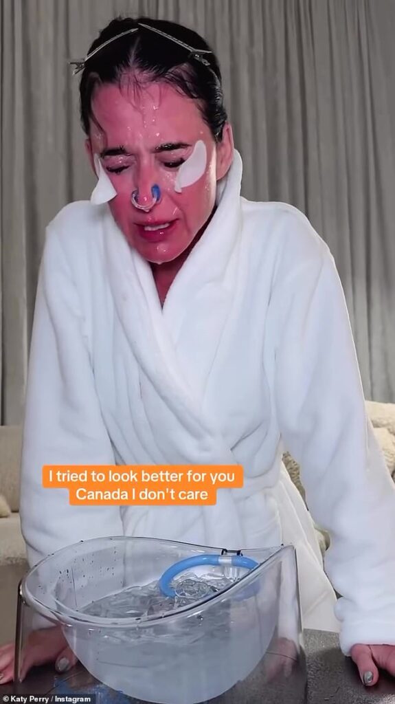Katy Perry reveals her VERY unusual pre-show ritual as she plunges her face into ice cold water ahead of her Canada shows after Lifetimes Tour hit string of blunders