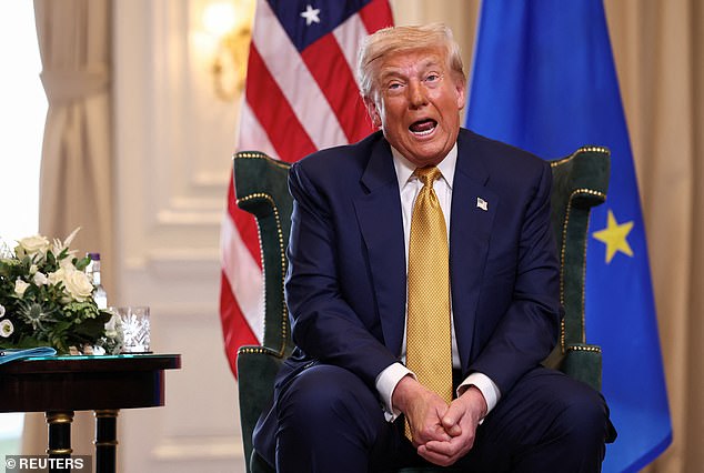 Mysterious condition reappears as Trump visits Scotland amid concerns over his chronic diagnosis