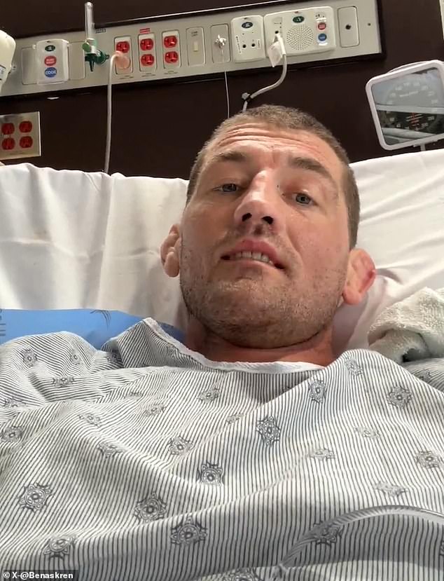 Ben Askren returns to hospital in concerning update after double lung transplant at 41