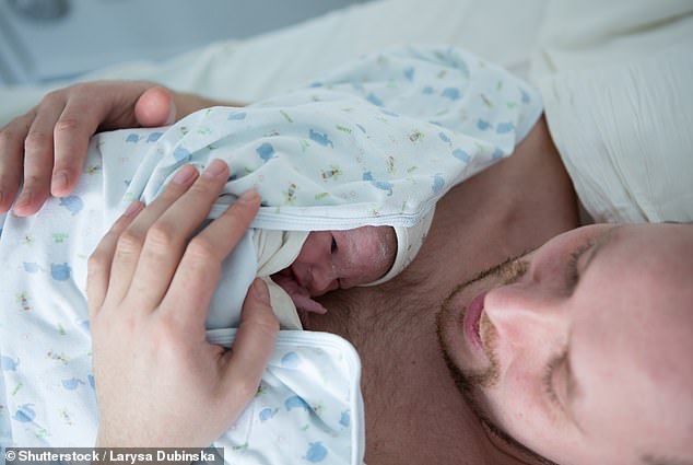 Baby girl suffers bizarre reaction after absorbing testosterone from her father during cuddle-and thousands more could be at risk