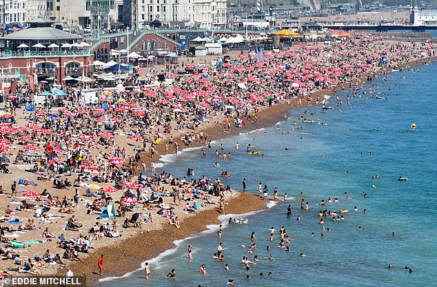 Heatwaves could cause 34,000 deaths per YEAR in the UK by 2070, scientists predict – 50 times higher than previously thought