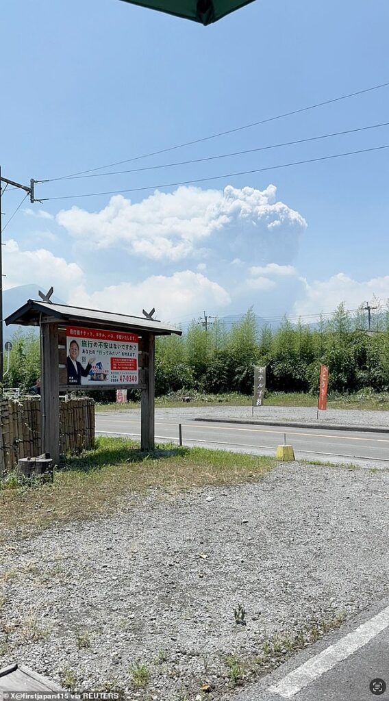 VOLCANO erupts in Japan as country heads towards date of ‘mega disaster’ predicted by ‘Baba Vanga’ prophet and is hit by earthquake