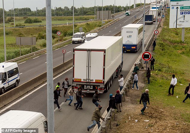 Outrage as transport regulator finds illegal migrants hiding in lorries could be behind explosion in food poisoning outbreaks: ‘3,000 trucks contaminated’